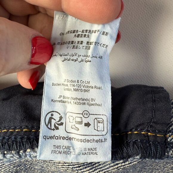 Boden Denim Mini Skirt, Medium Wash, Versatile, Size 8, Boots or Sandals 2/$25 - Picture 10 of 15